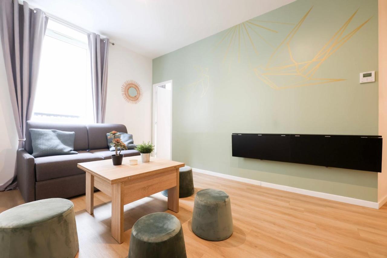 Green Apartment Near Montmartre And Opera 巴黎 外观 照片