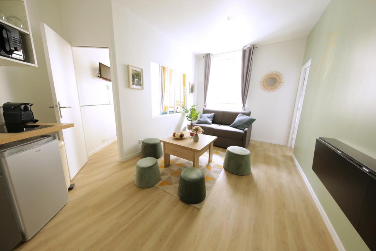 Green Apartment Near Montmartre And Opera 巴黎 外观 照片